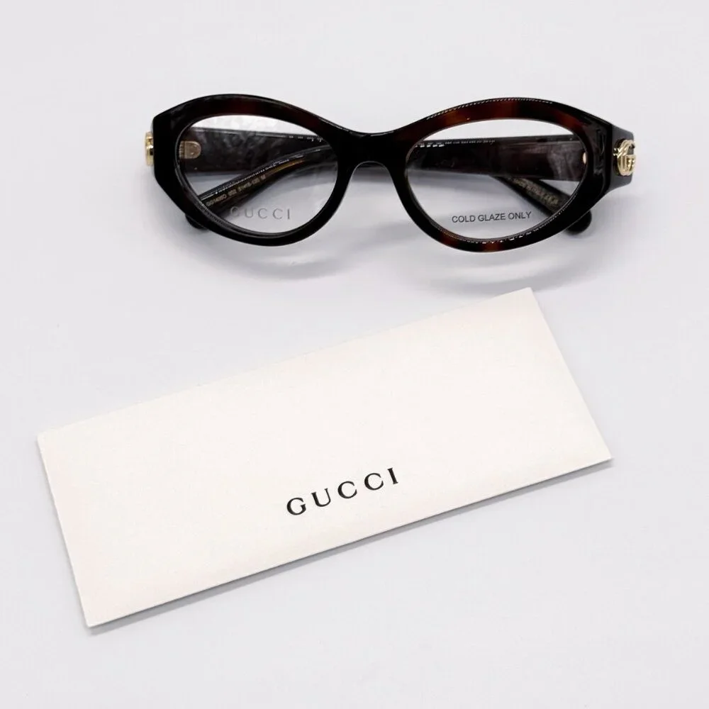 NEW GUCCI GG1405O 002 HAVANA WOMEN EYEGLASSES GUCCI